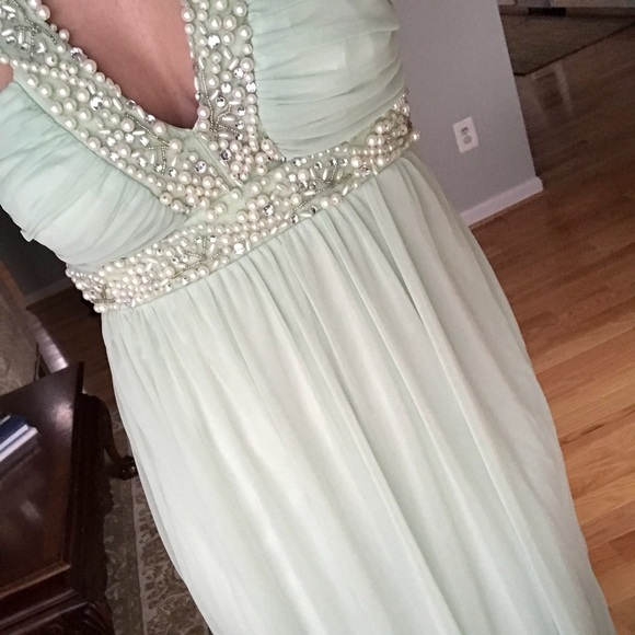 Icy blue prom dress! - Picture 2 of 5